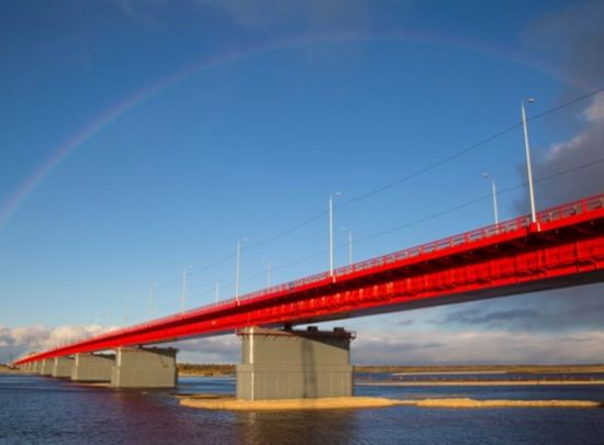 Мостовой переход через р. Надым, км. 982 – км. 100.